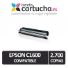 Toner NEGRO EPSON C1600/CX16 compatible, sustituye al toner original EPSON C13S050557