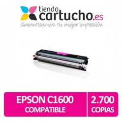 Toner MAGENTA EPSON C1600/CX16 compatible, sustituye al toner original EPSON C13S050555