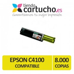 Toner AMARILLO EPSON C4100 compatible, sustituye al toner original C13S050148