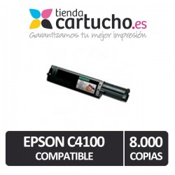 Toner NEGRO EPSON C4100 compatible, sustituye al toner original C13S050149