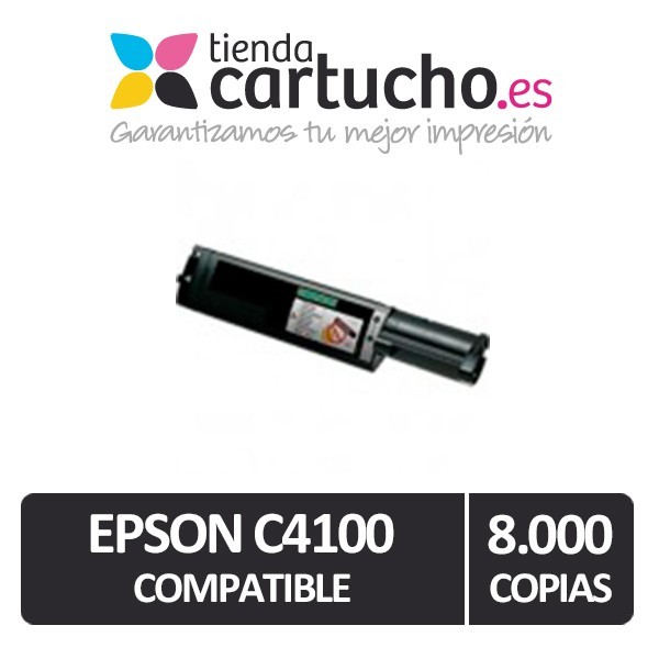 Toner NEGRO EPSON C4100 compatible, sustituye al toner original C13S050149
