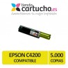 Toner AMARILLO EPSON C4200 compatible, sustituye al toner original EPSON C13S050242