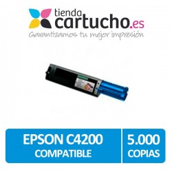 Toner CYAN EPSON C4200 compatible, sustituye al toner original EPSON C13S050244