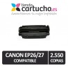 Toner CANON EP 26/27 (2.550pag.) compatible, sustituye al toner original CANON REF. 8489A002AA