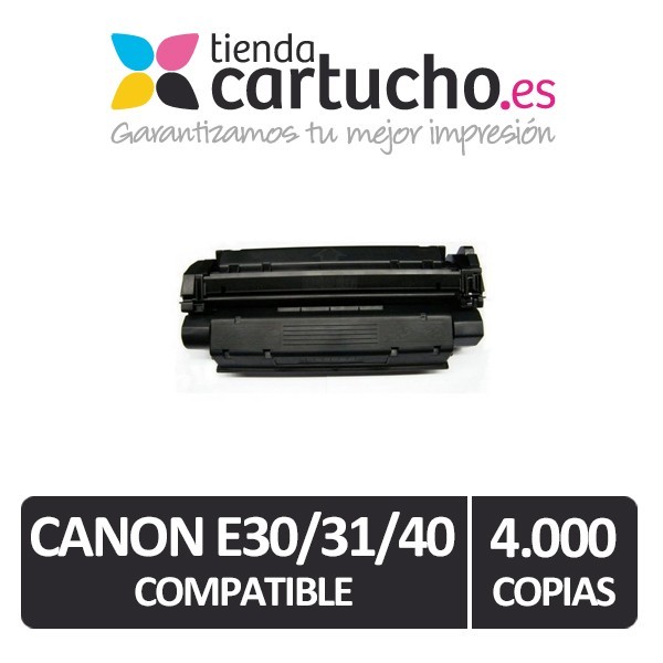 Toner CANON E30/E31/E40 (4.000pag.) compatible, sustituye al toner original CANON REF. 1491A003