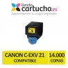Toner AMARILLO compatible Canon C-EXV 21 - IR2380