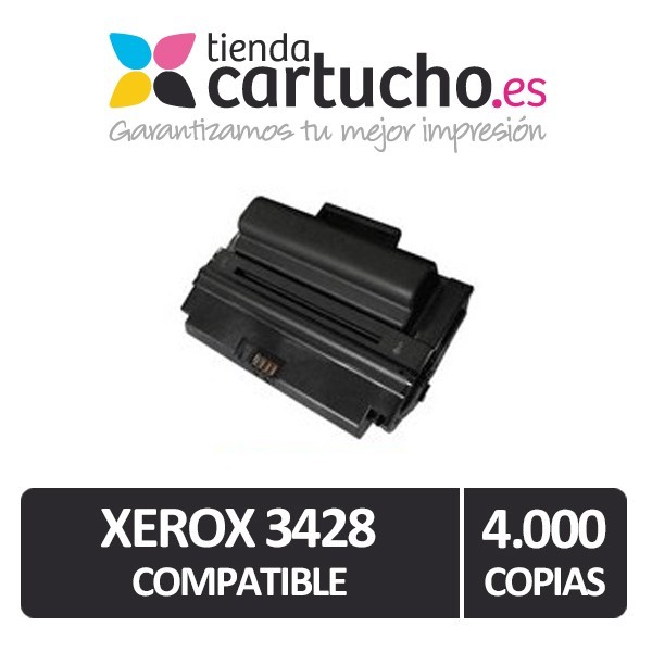 Toner compatible XEROX PHASER 3428 NEGRO BAJA CAPACIDAD (4.000pag.)