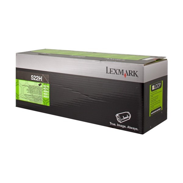 Toner Lexmark 522H (MS810) Original Alta Capacidad. 25K