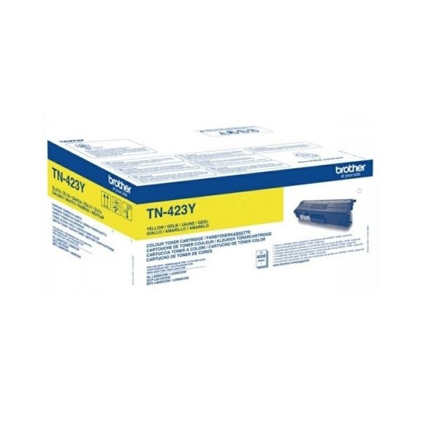 Brother TN423 Toner Amarillo Original