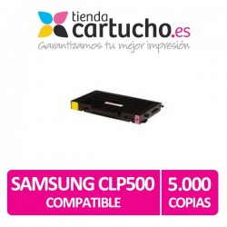 Toner MAGENTA SAMSUNG CLP500 compatible, sustituye al toner original CLP-500D5M/E