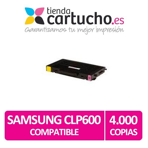 Toner MAGENTA SAMSUNG CLP600 compatible, sustituye al toner original CLP-K600A/EL