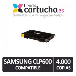 Toner NEGRO SAMSUNG CLP600 compatible, sustituye al toner original CLP-K600A/EL