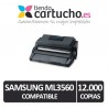 Toner compatible SAMSUNG ML3560, SUSTITUYE AL TONER ORIGINAL ML-3560D ML3561N