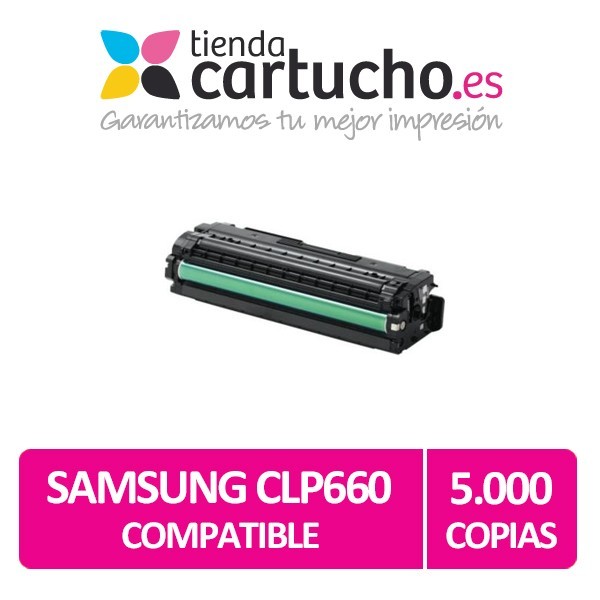 Toner MAGENTA SAMSUNG CLP660 - CLP610 compatible, sustituye al toner original CLP-K660B/ELS