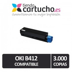 Toner OKI B412 Compatible 3.000 copias (45807102)