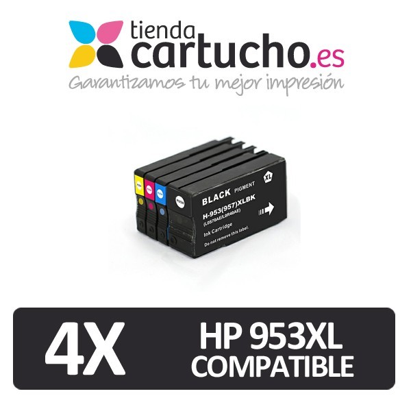 Pack de 4 Cartouches Compatibles HP 953XL