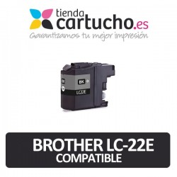 Cartucho negro Brother LC22E Compatible