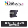 Cartucho negro Brother LC22E Compatible