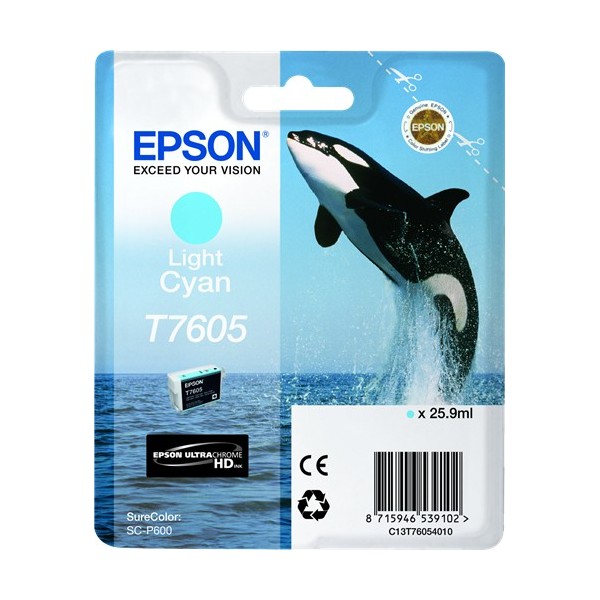 Cartucho de tinta original Epson T7603 magenta (vivid)