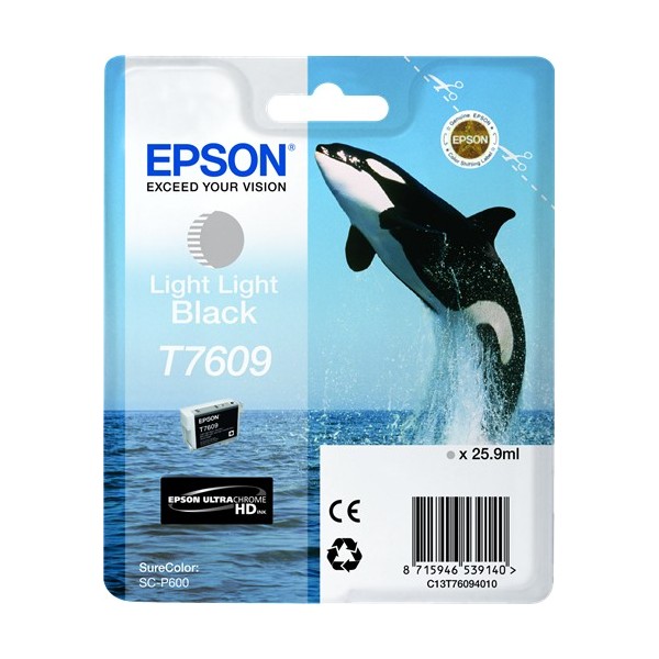 Cartucho de tinta original Epson T7608 Negro Mate