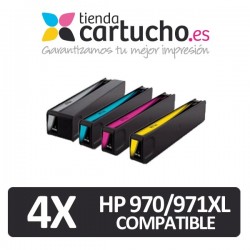 Pack 4 HP 970XL Remanufacturado (Elija Colores)