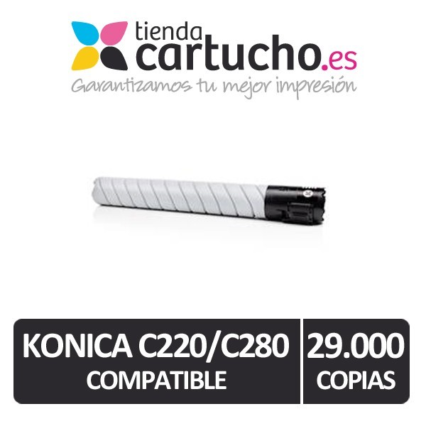 Toner Konica Minolta C220 Negro Compatible