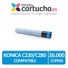 Toner Konica Minolta C220 Cyan Compatible