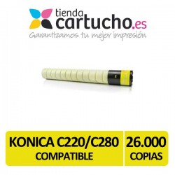 Toner Konica Minolta C220 Amarillo Compatible