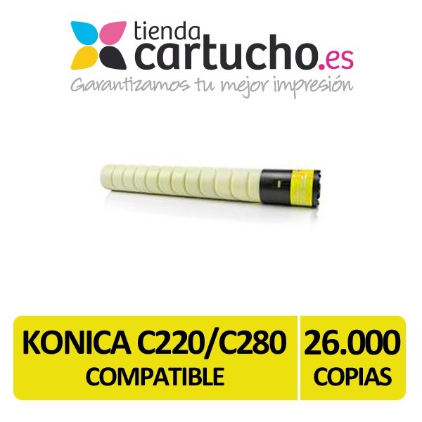 Toner Konica Minolta C220 Amarillo Compatible
