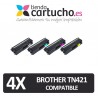 Pack 4 Toner Brother TN421 Compatibles (Elija colores)