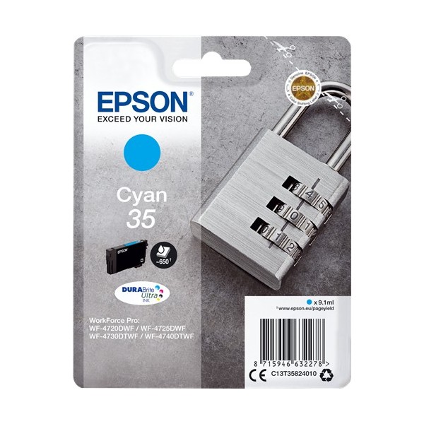 Epson 35 Negro, Cartucho De Tinta Original