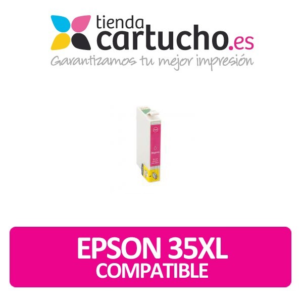 Cartucho de tinta Epson 35XL Compatible Magenta