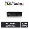Toner Compatible HP CE278A / 78A / Canon CRG 728