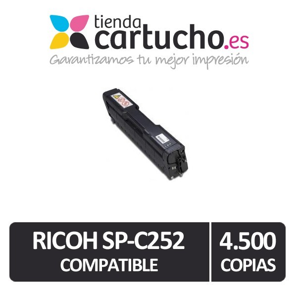 Toner Ricoh SPC252 Negro Compatible