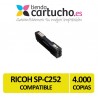 Toner Ricoh SPC252 Amarillo Compatible