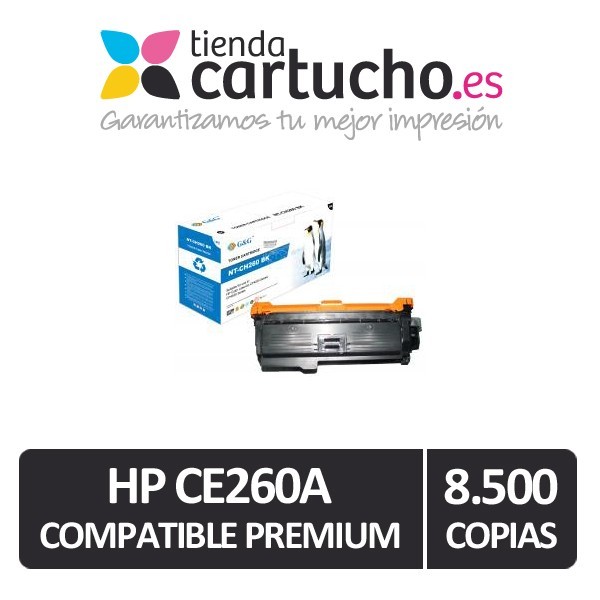 Toner HP CE260A Negro Compatible Premium Toner HP CE260A Negro Compatible Premium