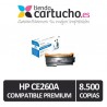 Toner HP CE260A Negro Compatible Premium