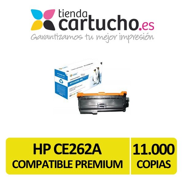 Toner HP CE262A Amarillo Compatible Premium Toner HP CE262A Amarillo Compatible Premium