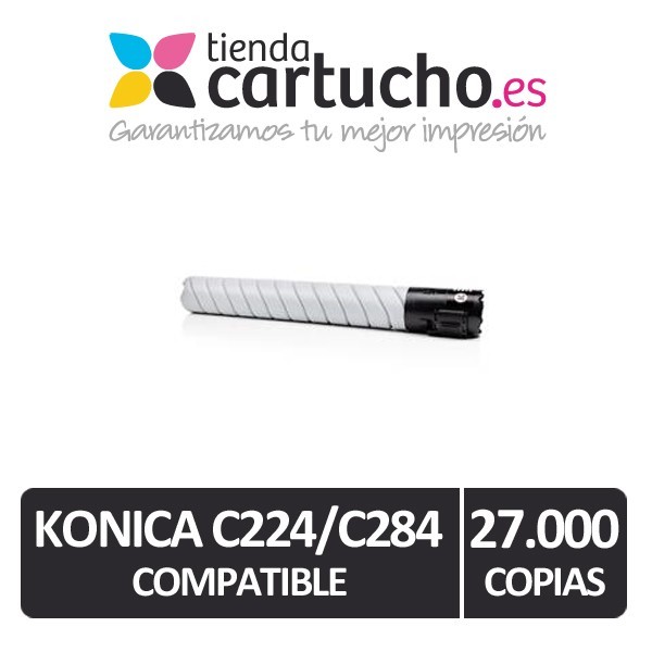 Toner Konica Minolta C224 / C284 / C364 Compatible Negro