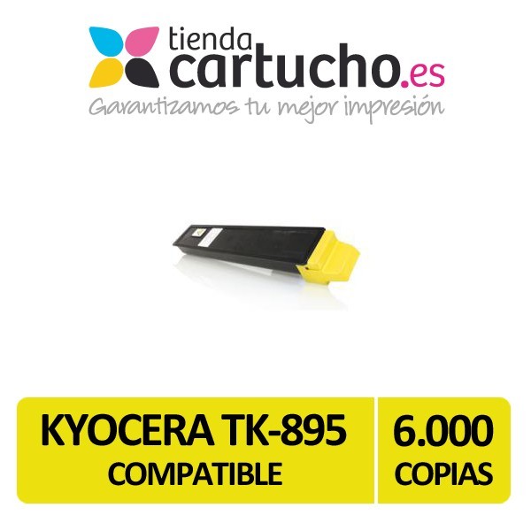 Toner AMARILLO KYOCERA TK 895 compatible