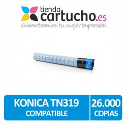 Toner compatible Konica Minolta TN319 Cyan