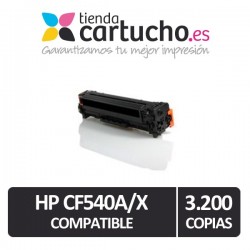 Toner HP CF540A/X Compatible Negro