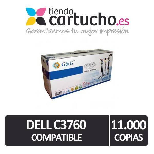 Toner Dell C3760 Compatible Premium Negro