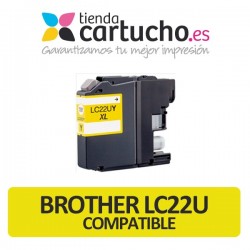 Cartucho de tinta Brother LC22U Amarillo XL compatible (LC-22UY)