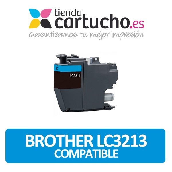 Cartucho de tinta Brother LC3213/LC3211 Cyan compatible (LC-3213C/(LC-3211C)