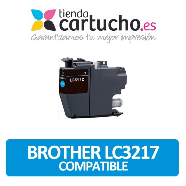 Cartucho de tinta Brother LC3217 Cyan compatible (LC-3217C)