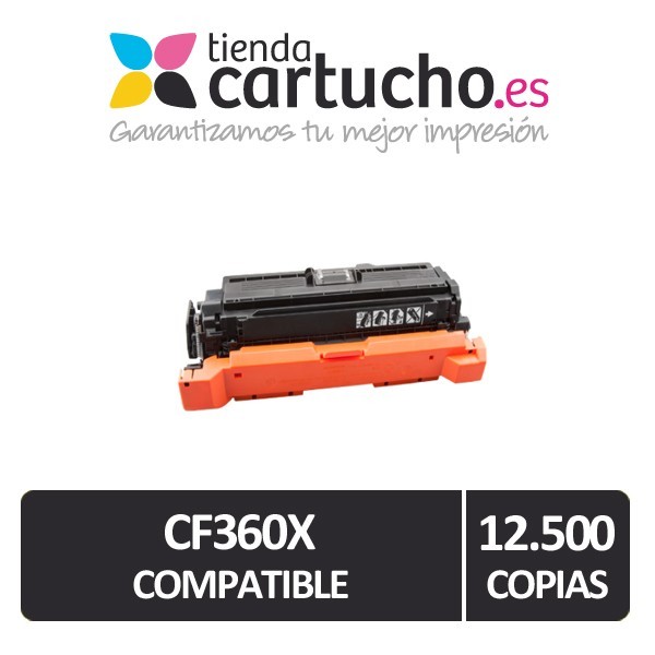Toner Compatible HP CF360X (Nº508X) Negro