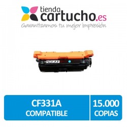 Toner Compatible HP CF331A (Nº654A) Cyan
