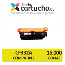 Toner Compatible HP CF332A (Nº654A) Amarillo