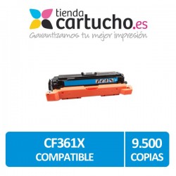 Toner Compatible HP CF361X (Nº508X) Cyan